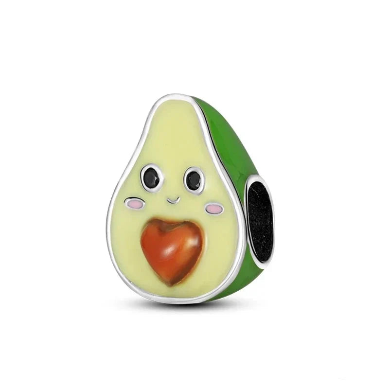Avocado Love Charm in 925 Sterling Silver — Vanny Jewels