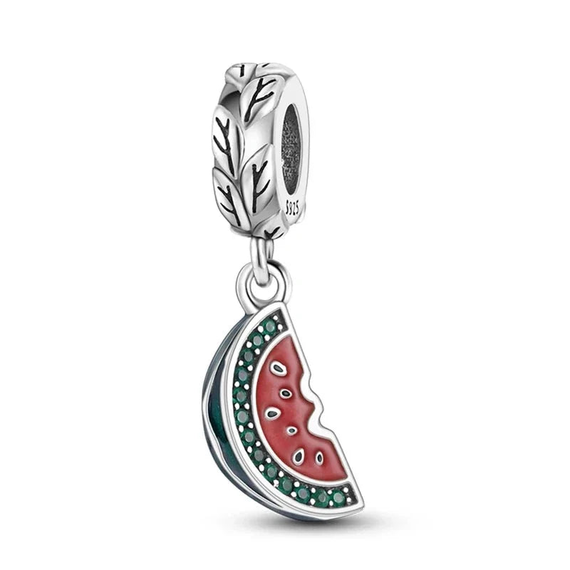 Watermelon Charm in 925 Sterling Silver — Vanny Jewels