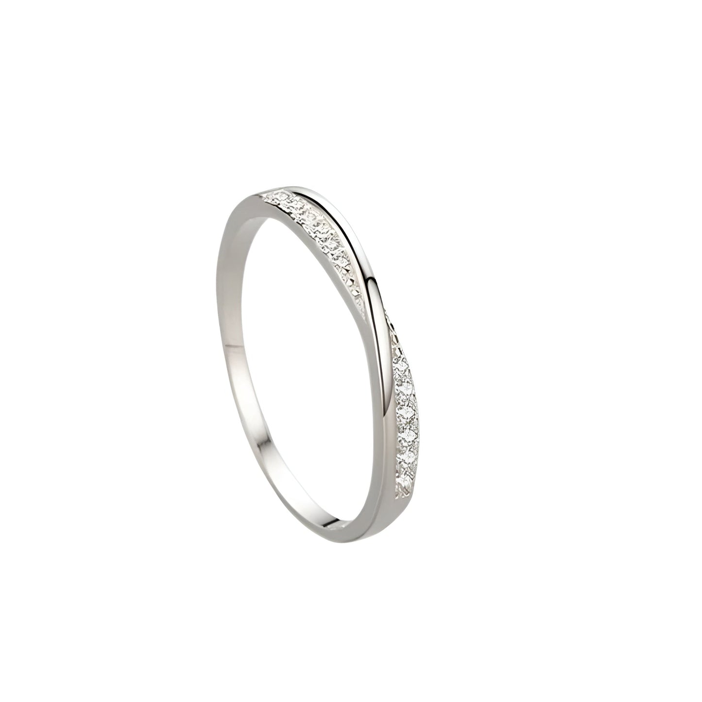 Life Silver Ring in 925 sterling silver