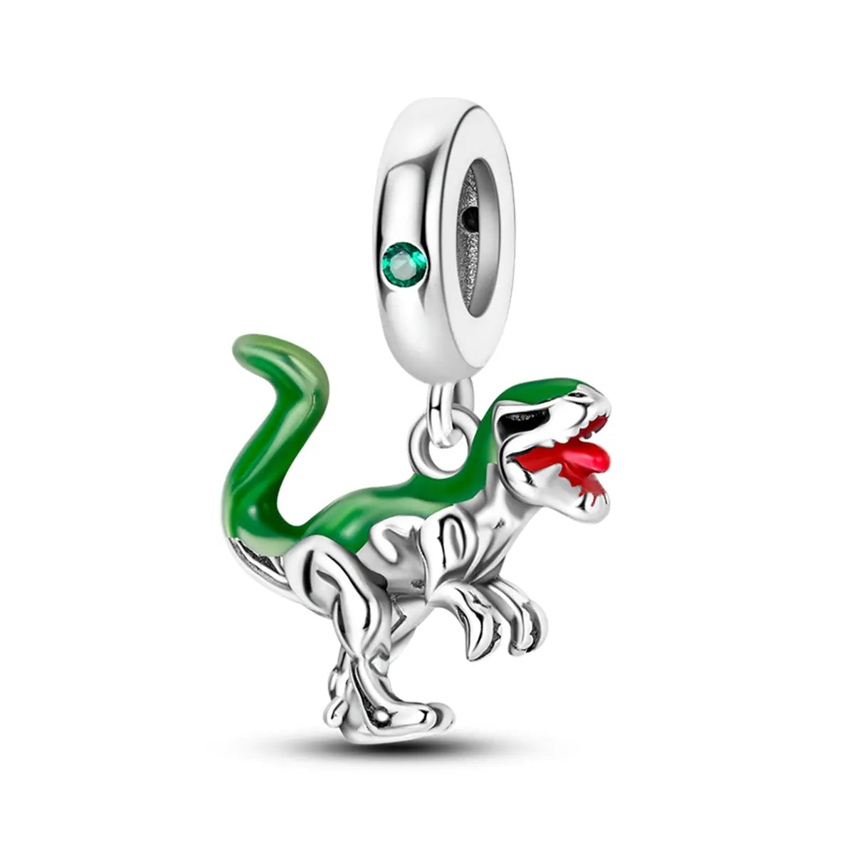 Dinosaur Charm in 925 Sterling Silver — Vanny Jewels