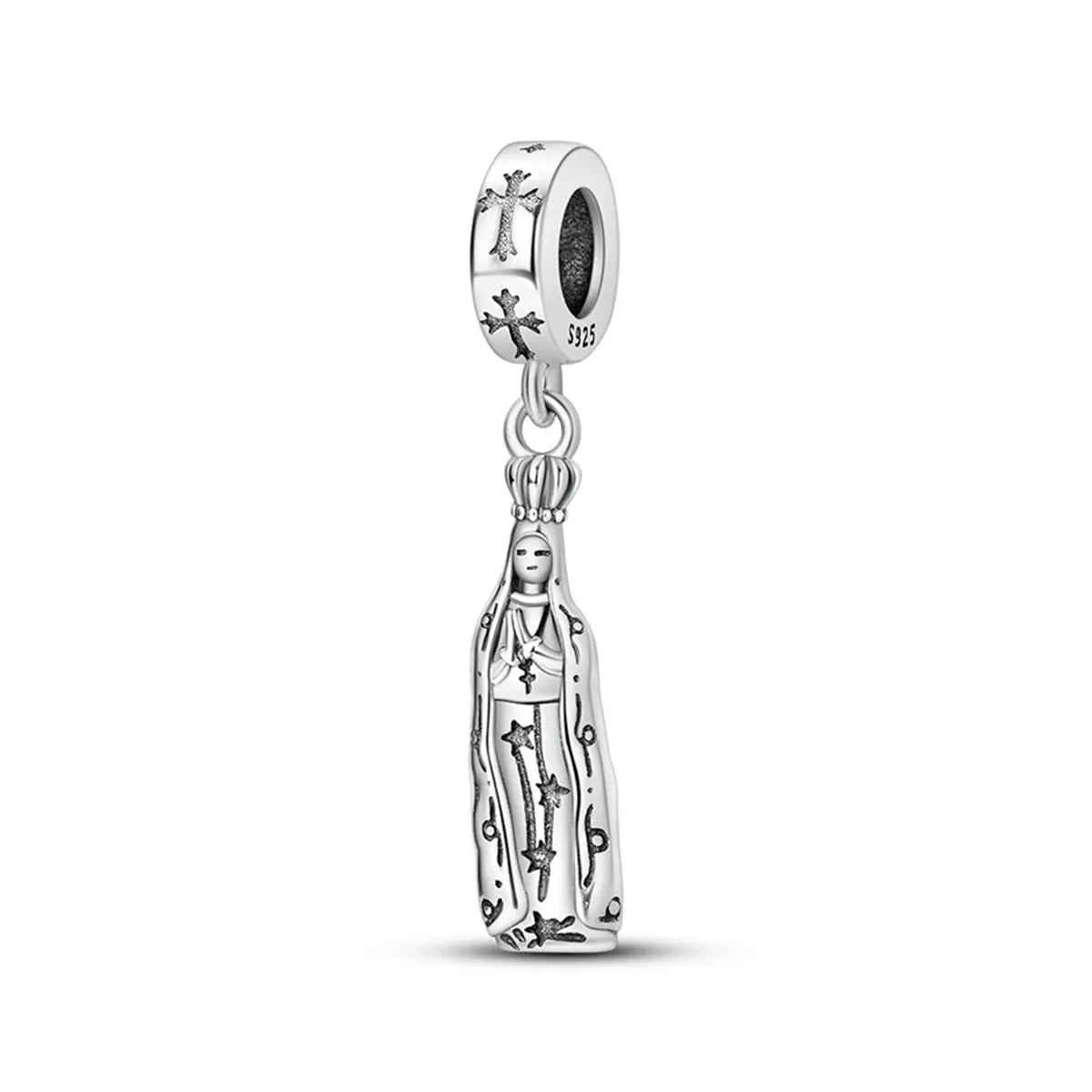 Mary Mother Charm in 925 Sterling Silver — Vanny Jewels