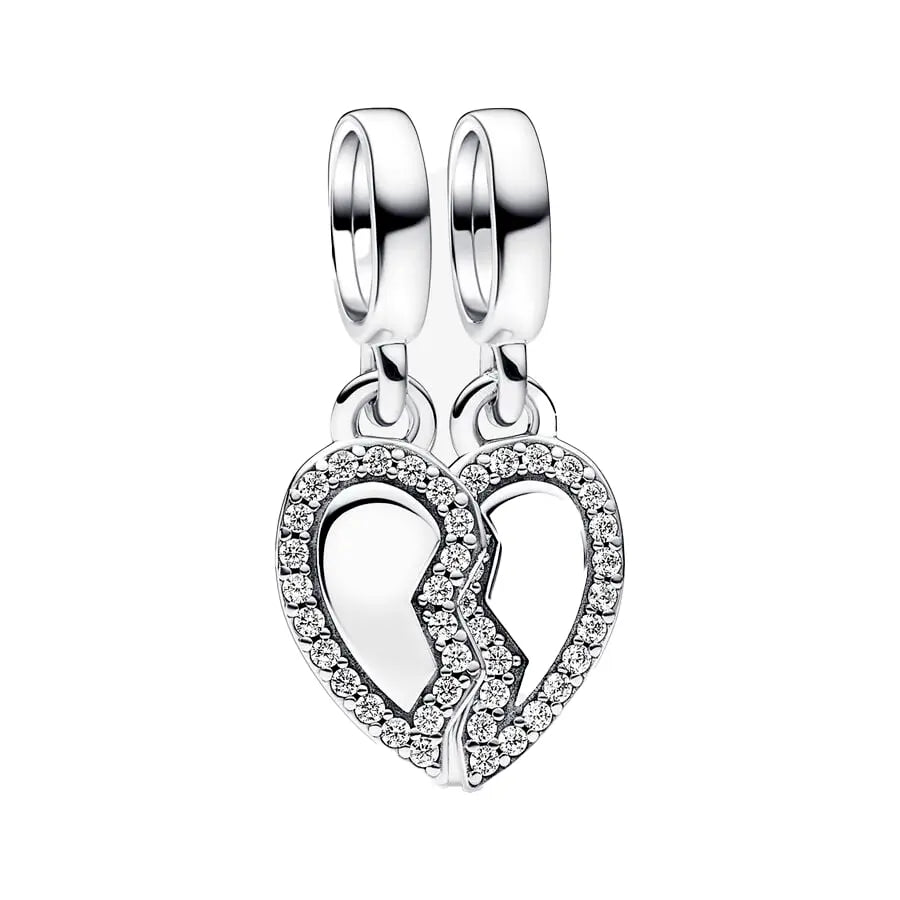 Heartbroken Charm in 925 Sterling Silver — Vanny Jewels