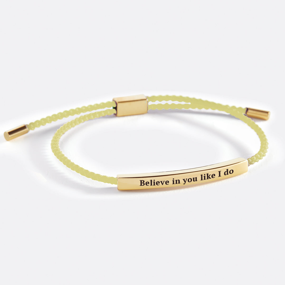 Armband „Glaube an dich wie ich es tue”