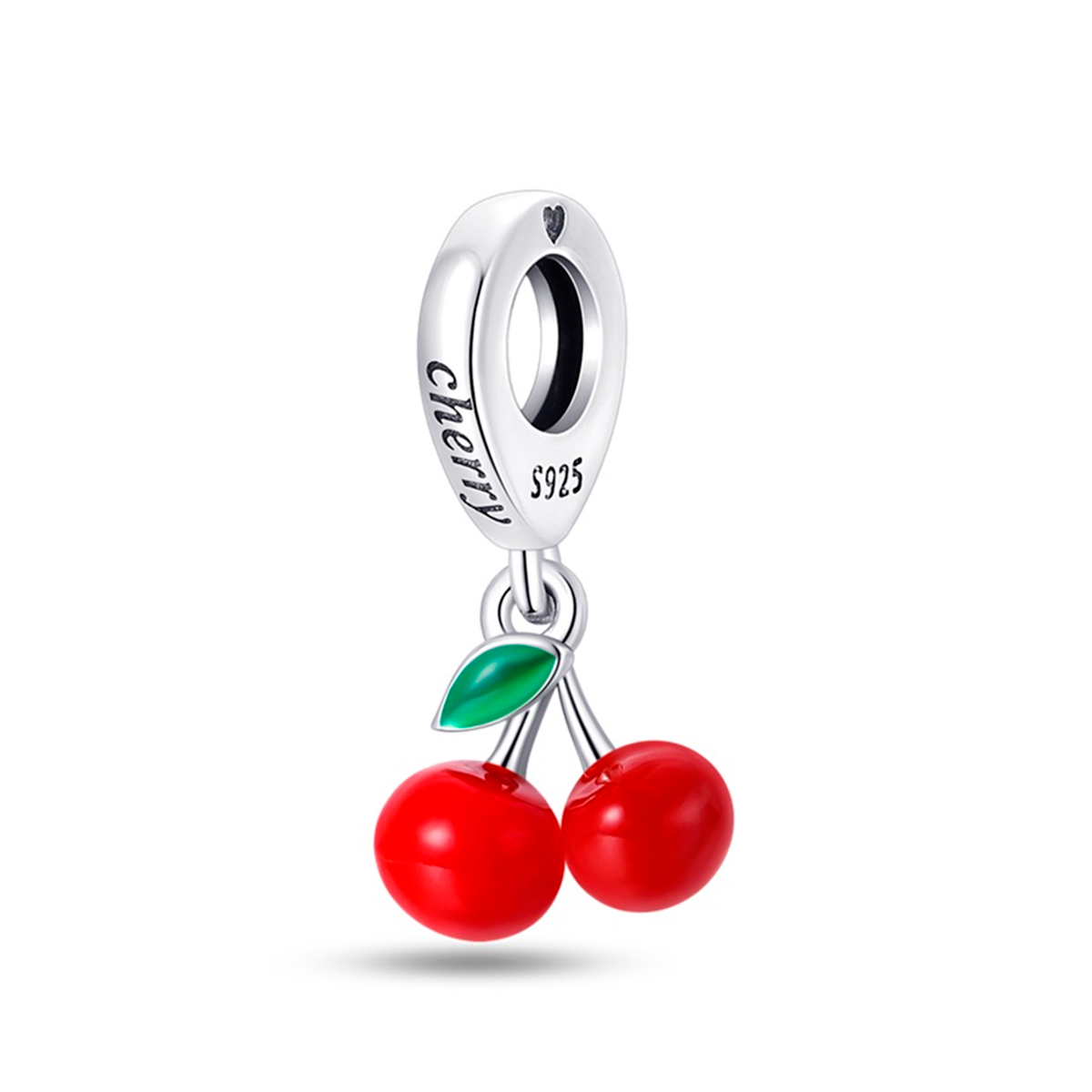 Cherry 2 Charm in 925 Sterling Silver — Vanny Jewels