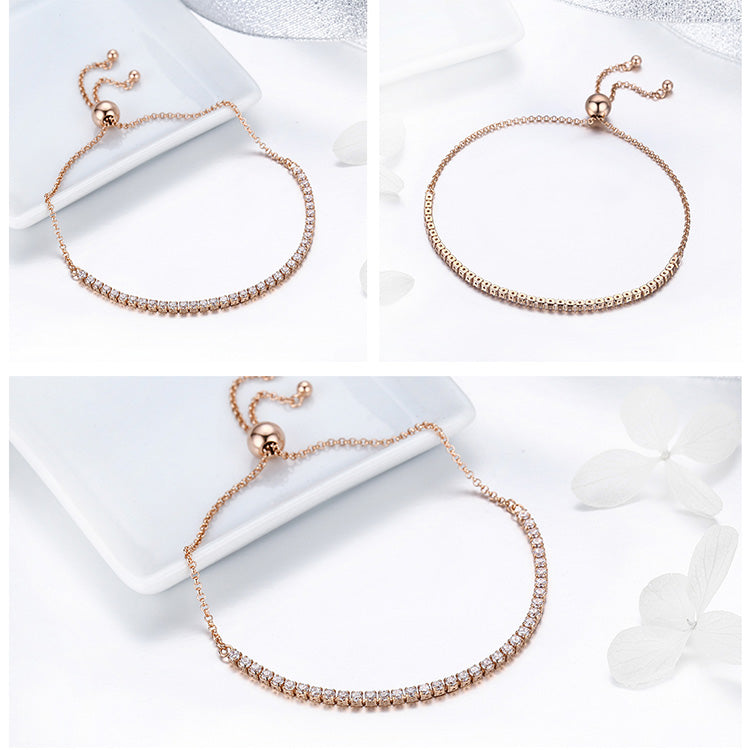 Schmales Tennisarmband