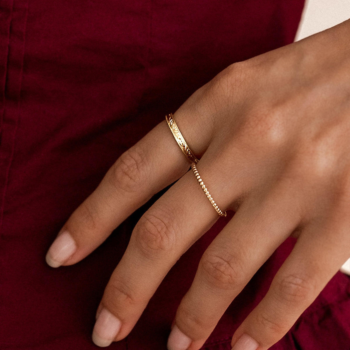 Filigree Stacking Ring