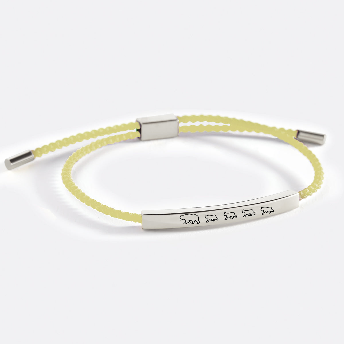 Mama Bear & Her Baby Bears Inspire Bracelet in 925 sterling silver