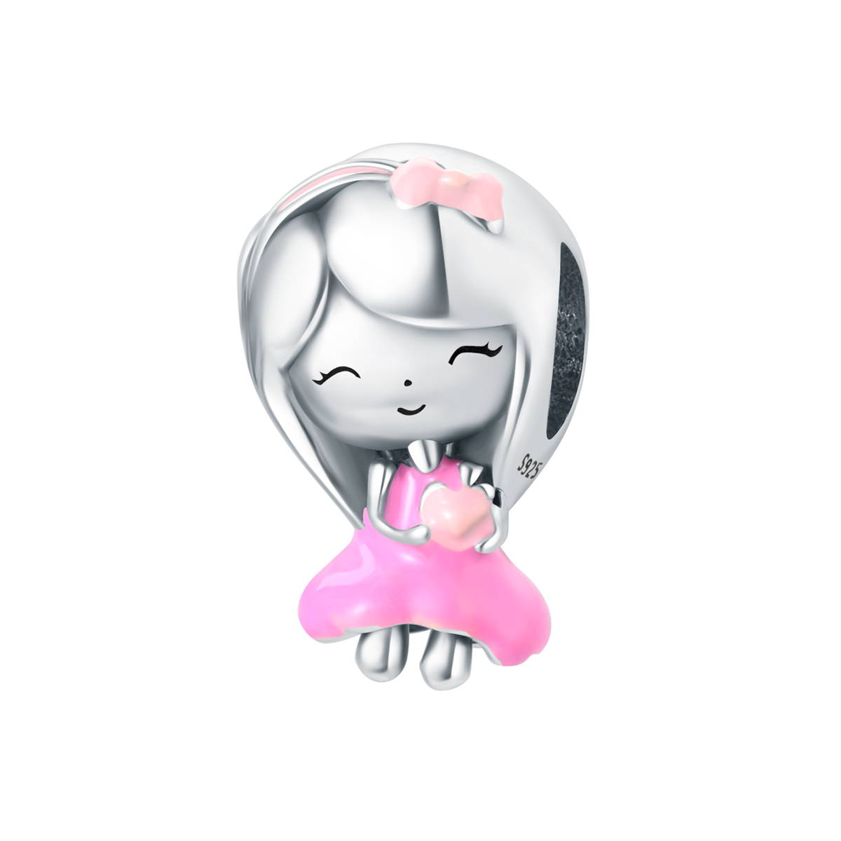 Girlfriend Charm in 925 Sterling Silver — Vanny Jewels