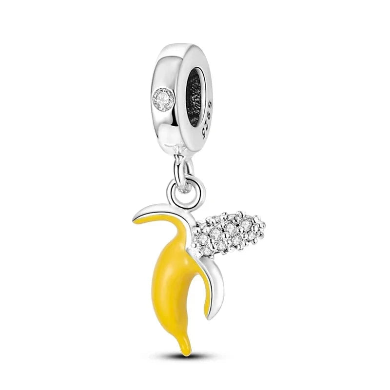 Banana Charm in 925 Sterling Silver — Vanny Jewels