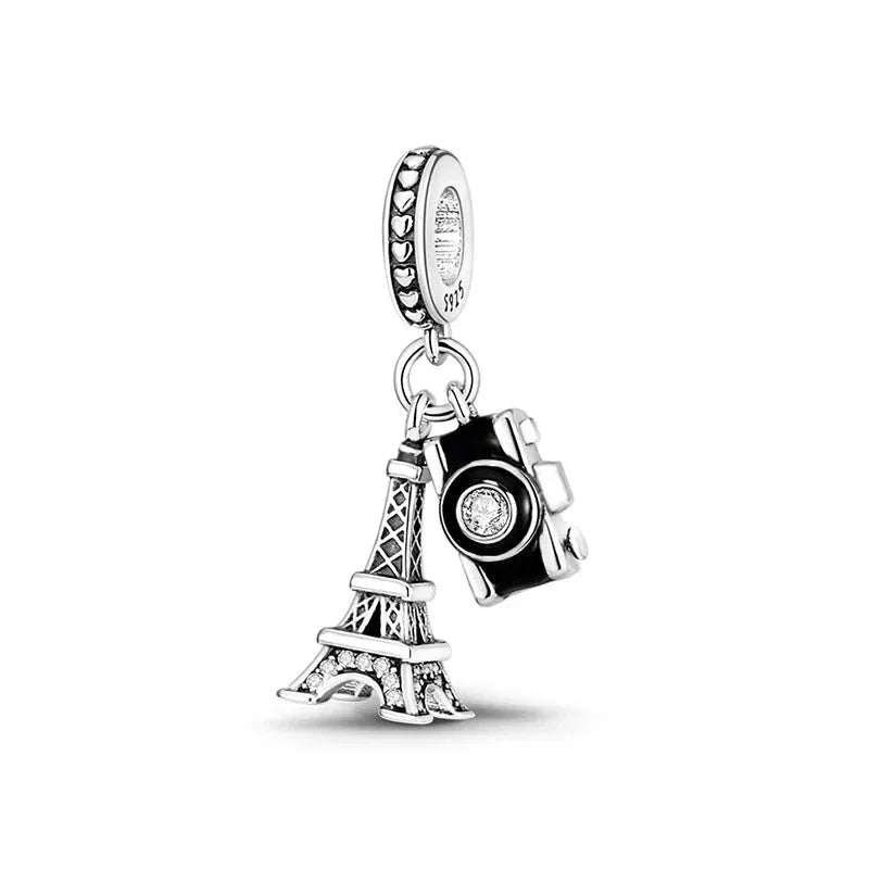Photo in Paris Charm in 925 Sterling Silver — Vanny Jewels