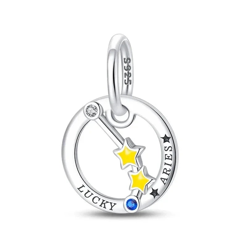 Zodiac Signs Charm in 925 Sterling Silver — Vanny Jewels