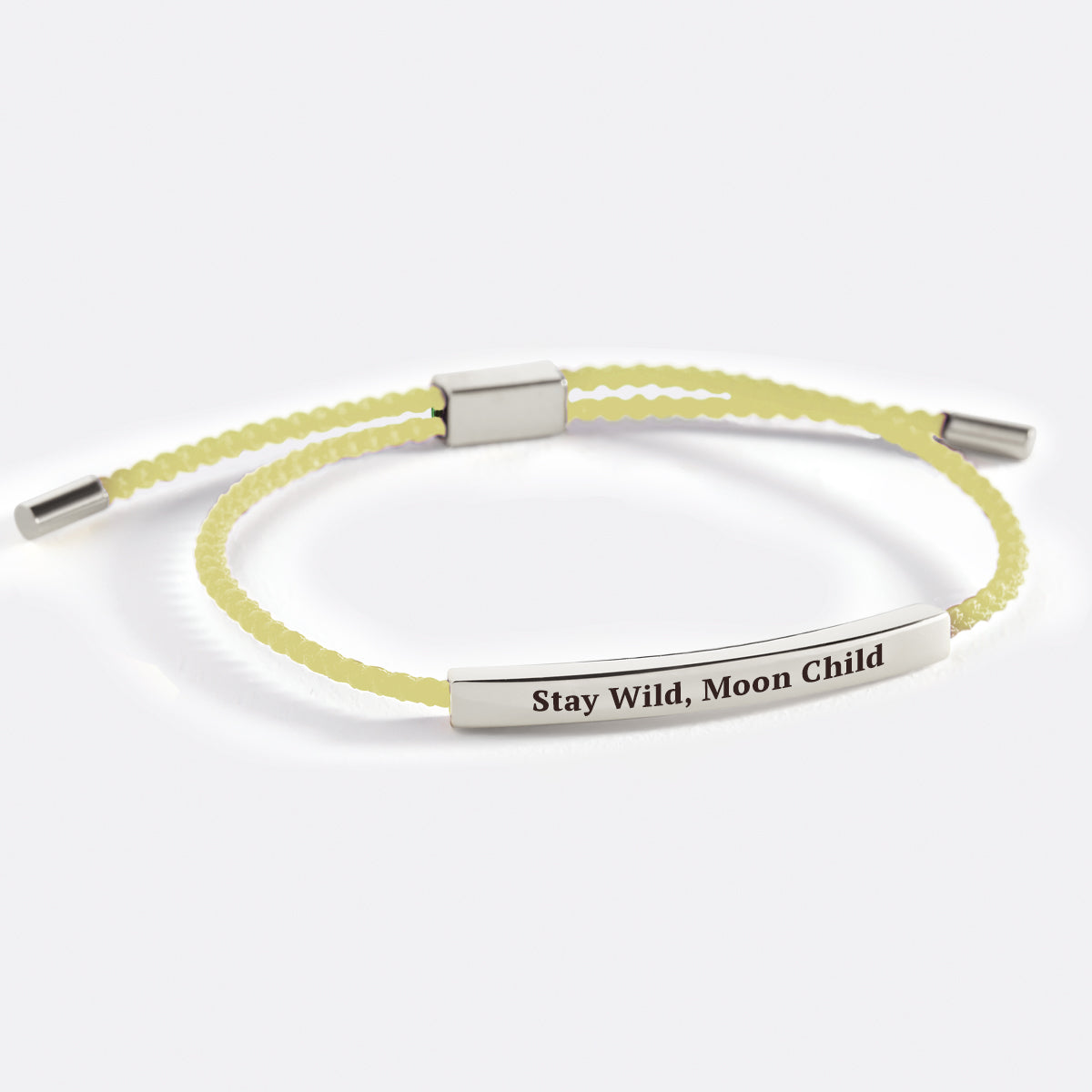 Stay Wild, Moon Child Inspire Bracelet in 925 sterling silver