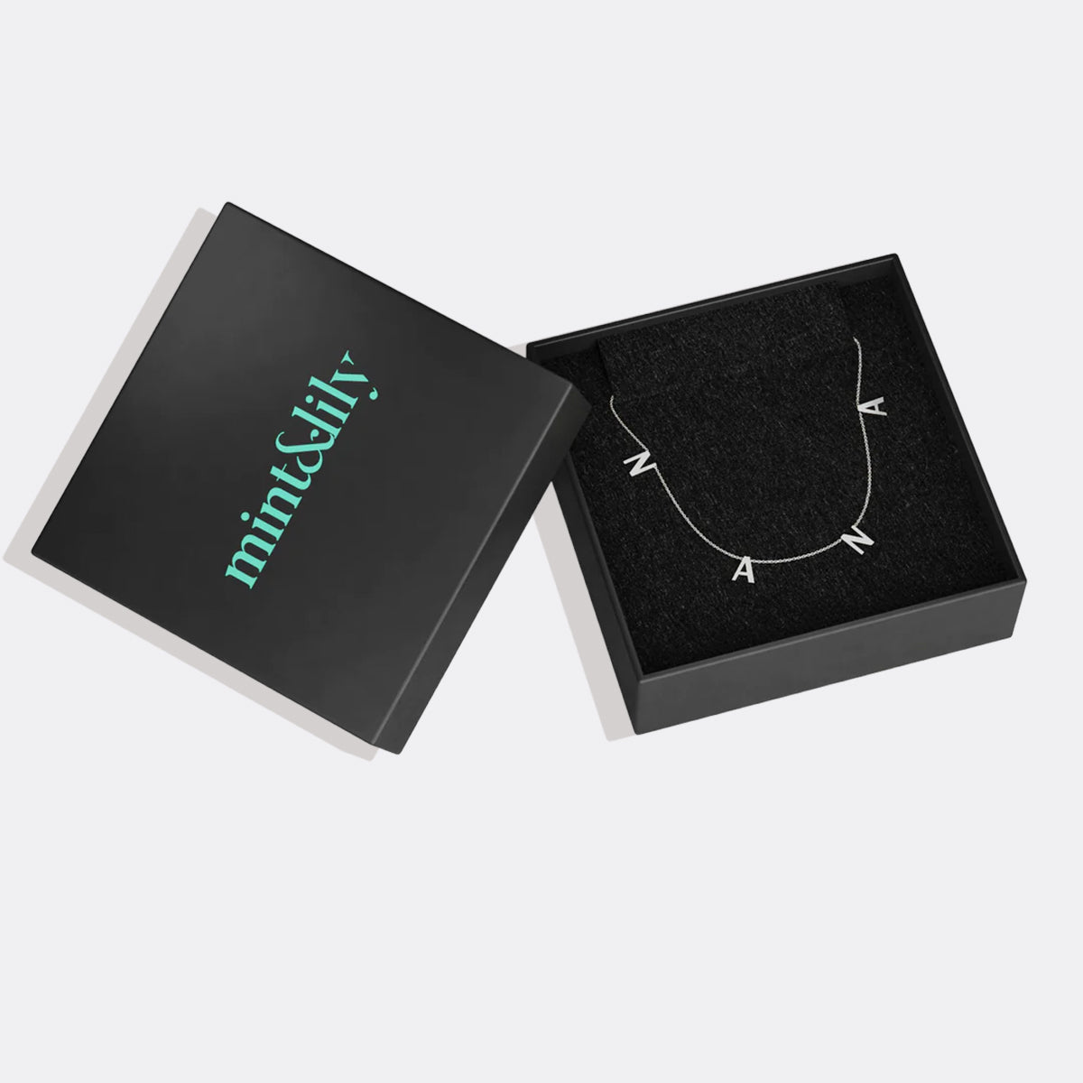 The NANA Letter Necklace in 925 sterling silver