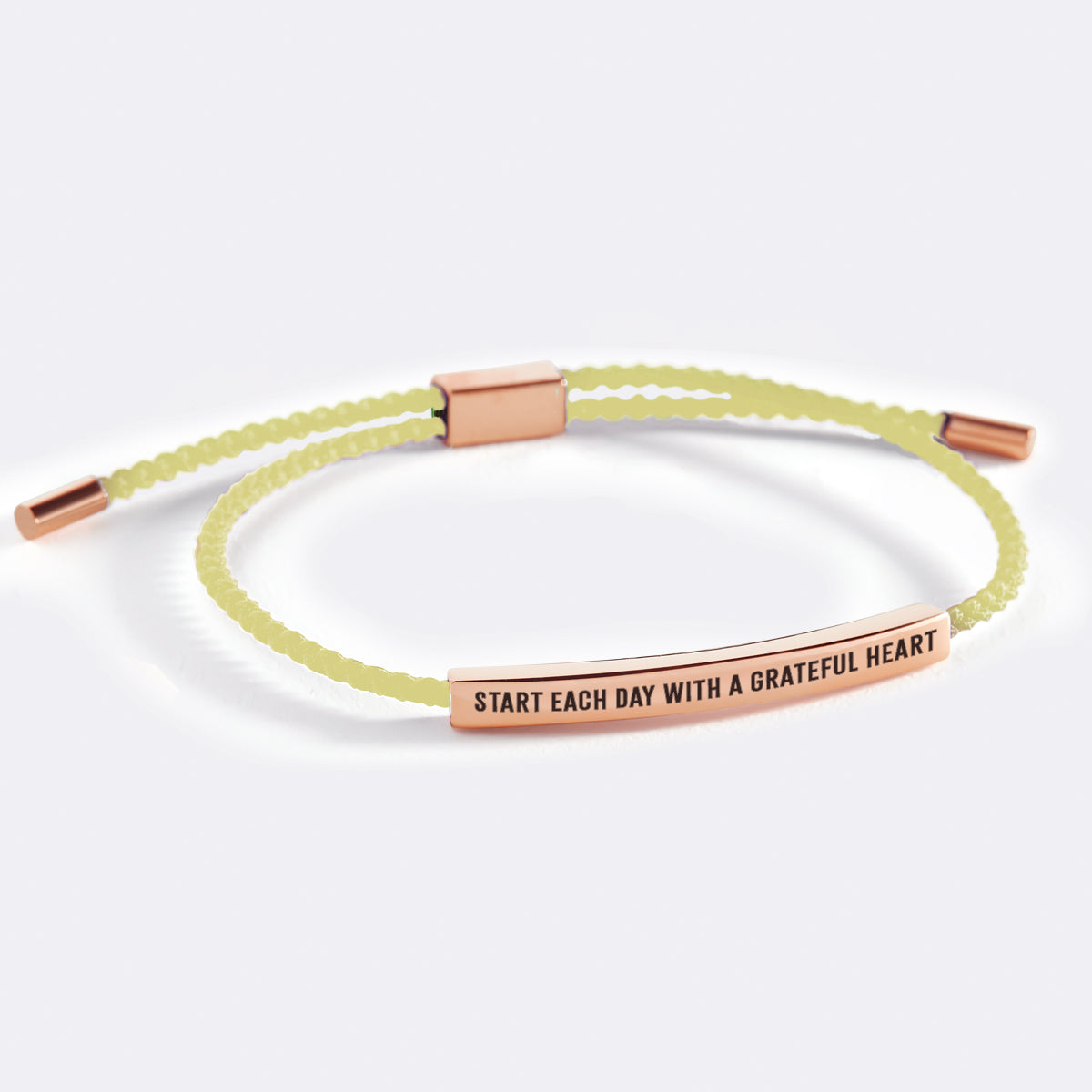 Beginne jeden Tag mit einem dankbaren Herzen Inspire Armband