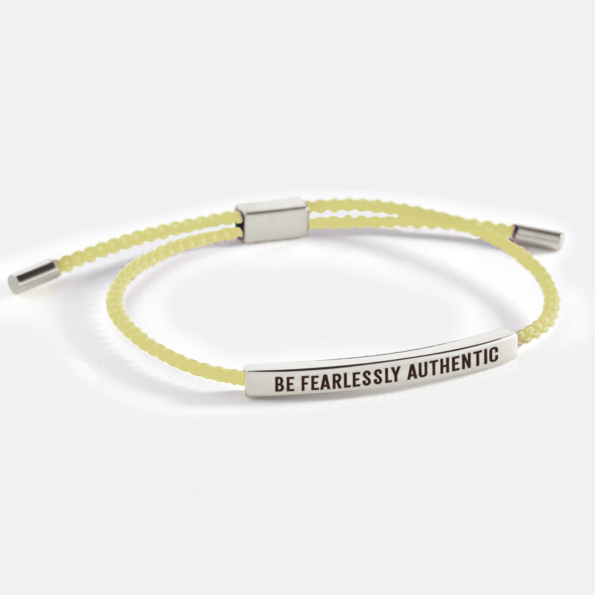 Be Fearlessly Authentic Inspire Bracelet in 925 sterling silver