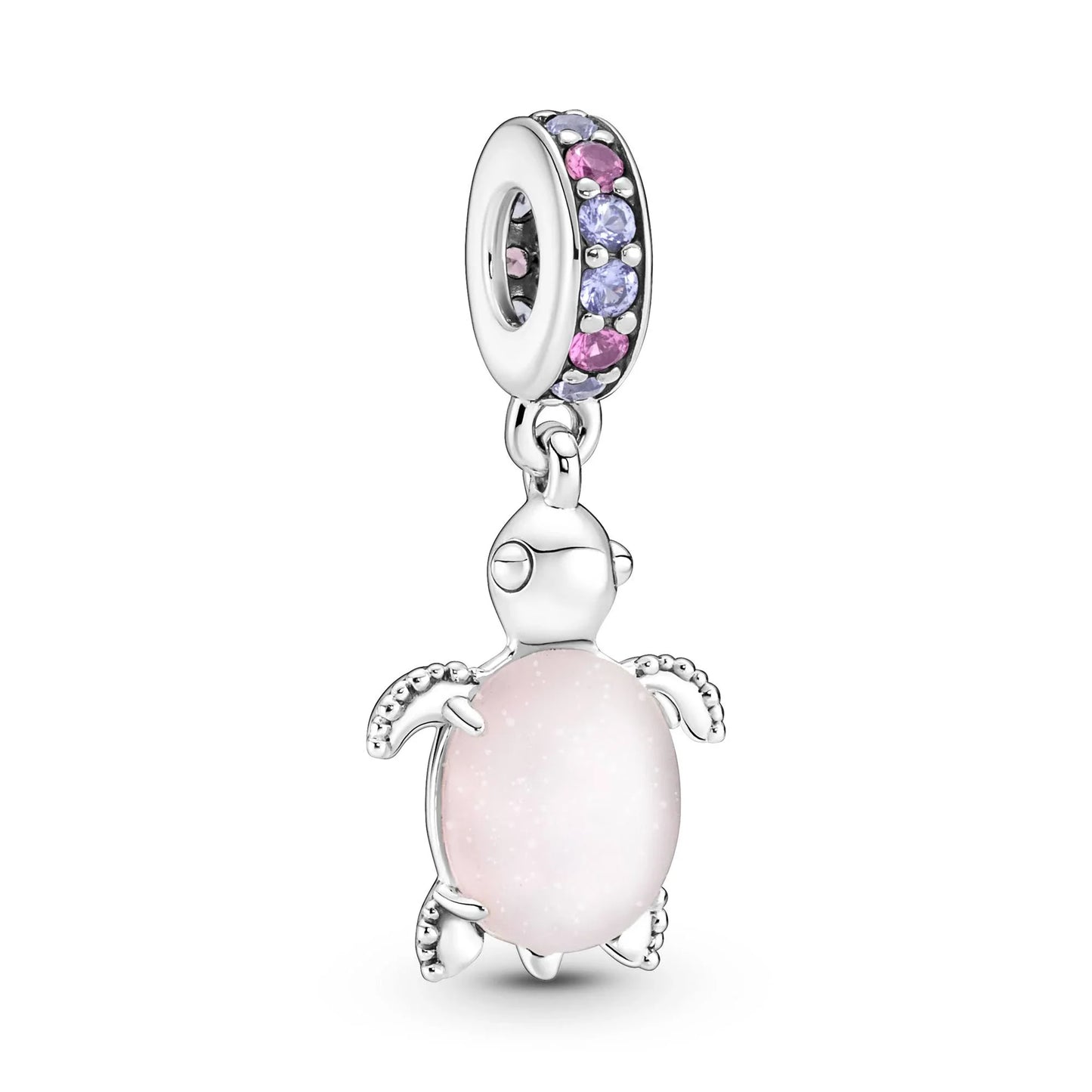 Navy Pink Charm in 925 Sterling Silver — Vanny Jewels