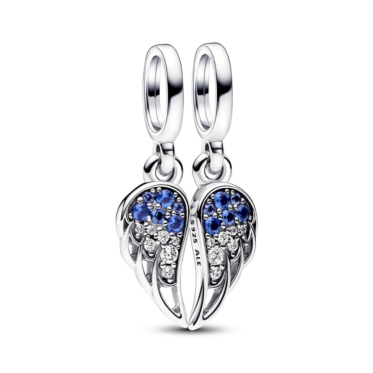 Angel Wings Charm in 925 Sterling Silver — Vanny Jewels