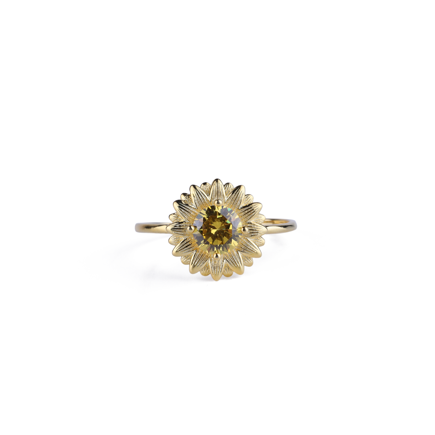 You Are My Sunshine Sunflower Ring