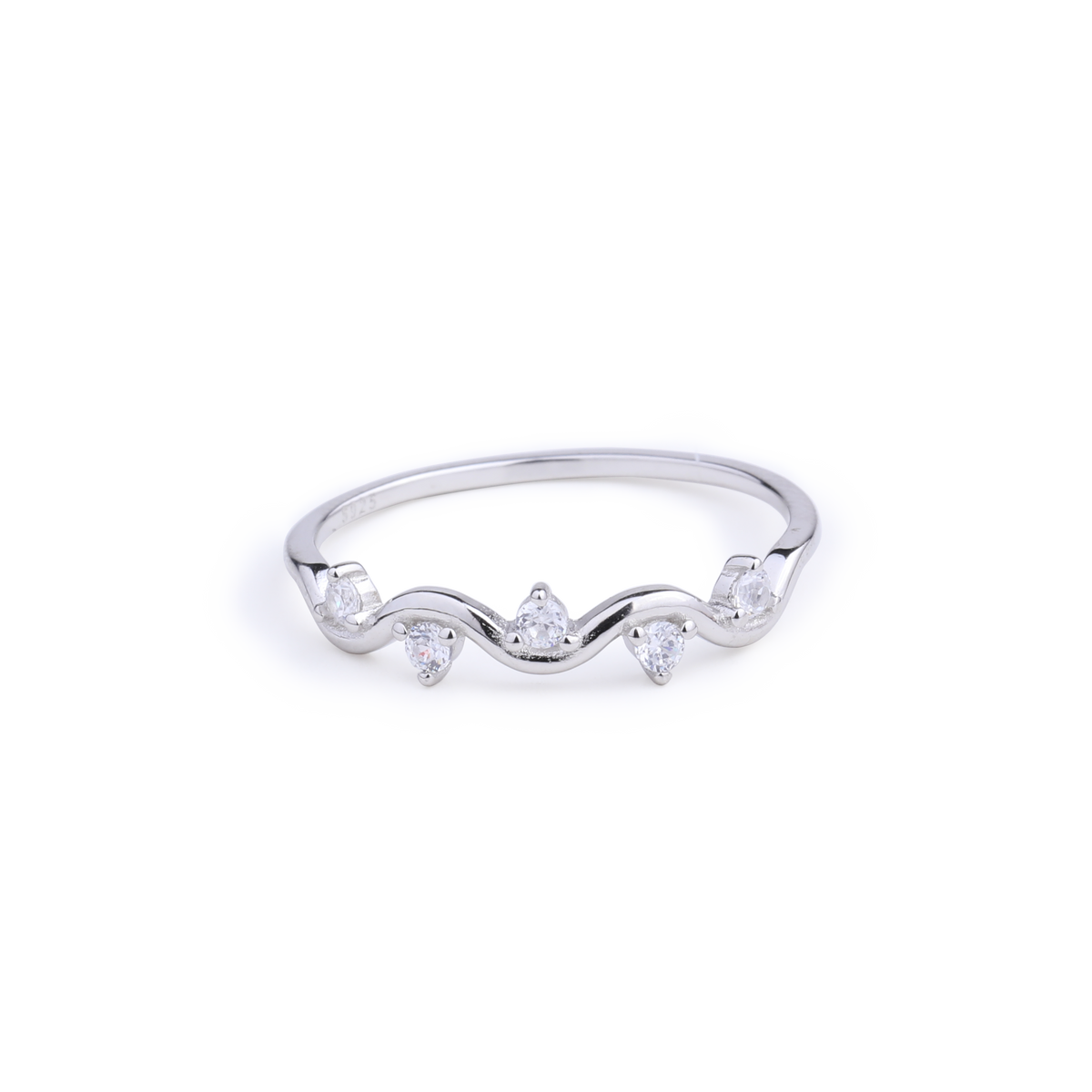 Highs And Lows Wave Ring