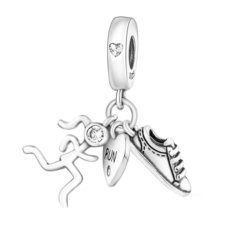 Run Charm in 925 Sterling Silver — Vanny Jewels
