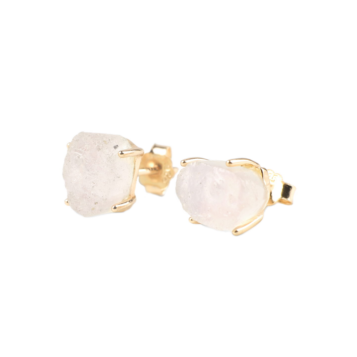 Moonstone Stud Earrings — Vanny Jewels