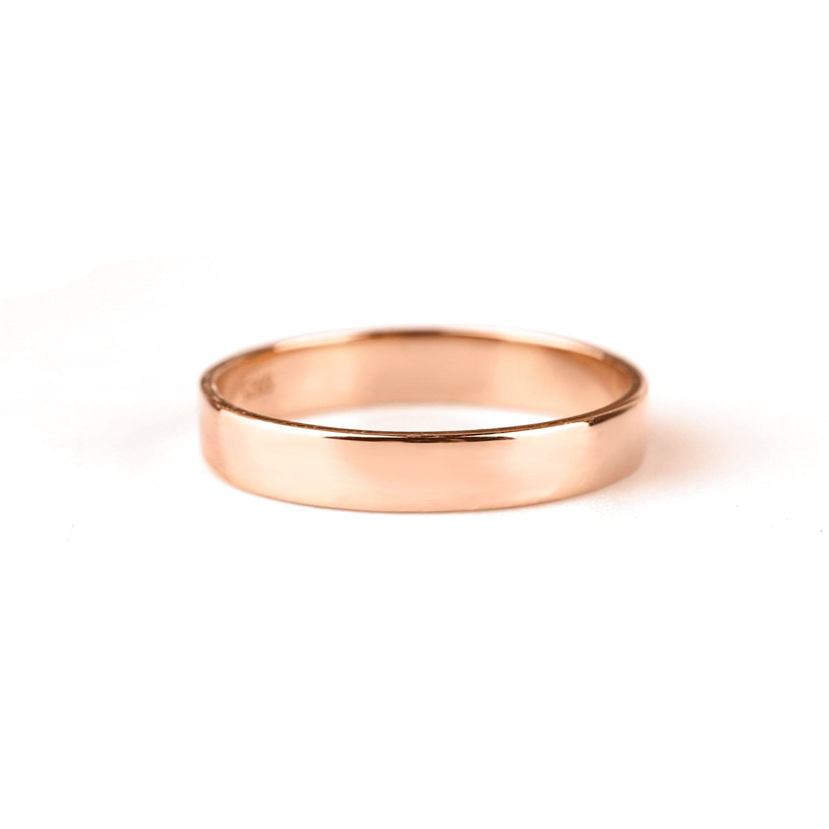 The Timeless Band Ring in rose gold tone