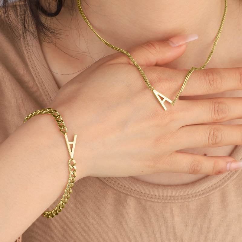 Bracciale Iniziale Sottile