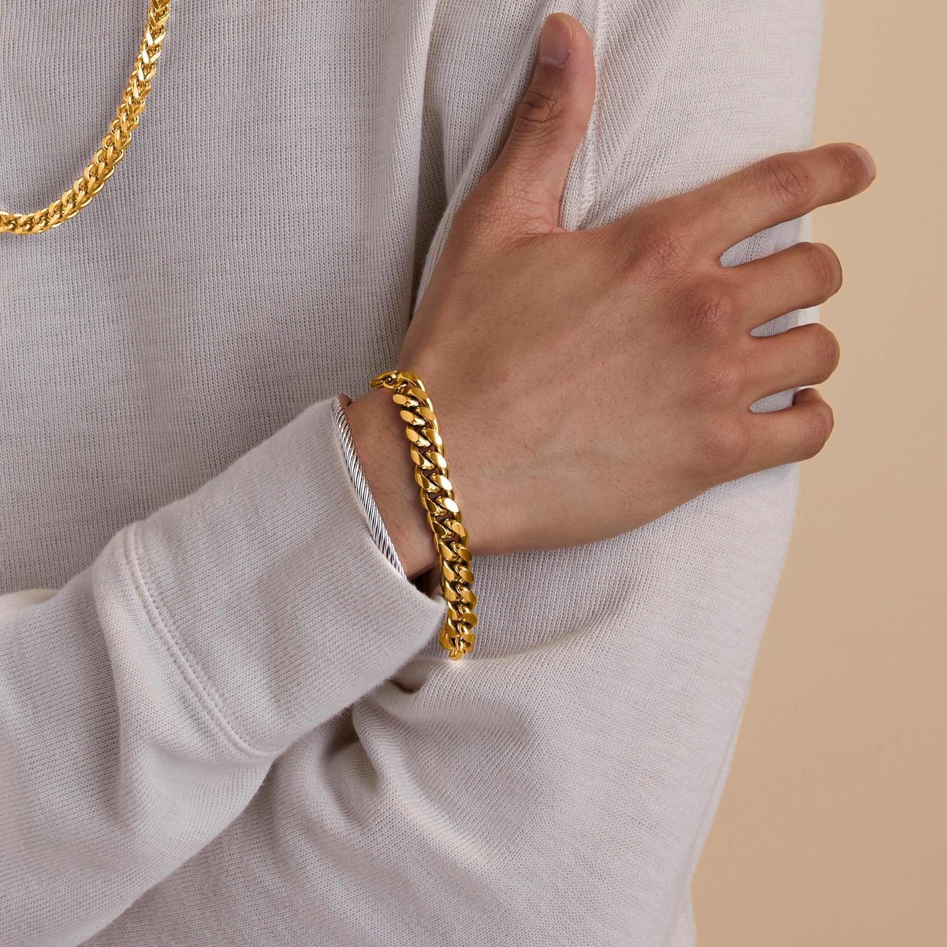 10mm Cuban Link Kettenarmband