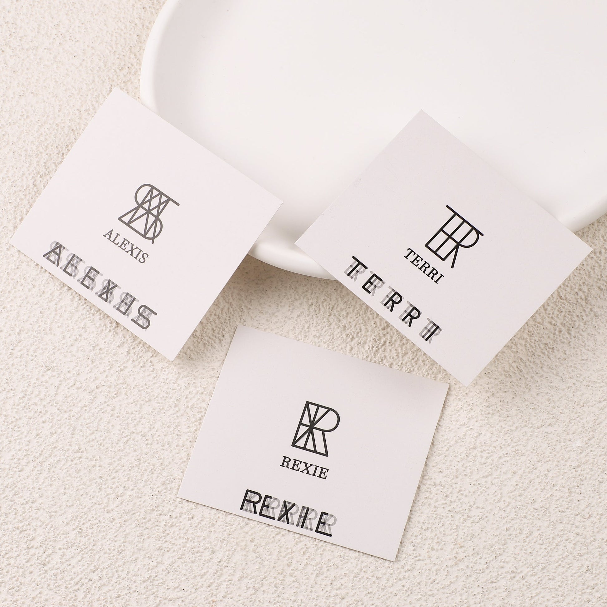 Monogram Name Ring