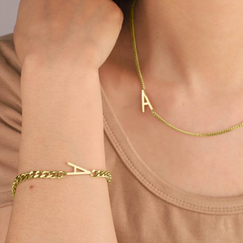 Bracciale Iniziale Sottile