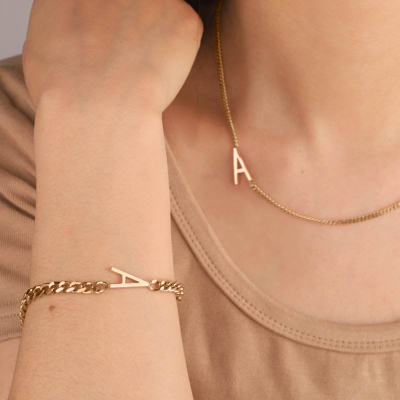 Bracciale Iniziale Sottile