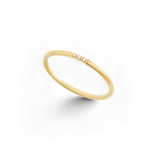 Dainty Diamonds Stacking Ring — Vanny Jewels