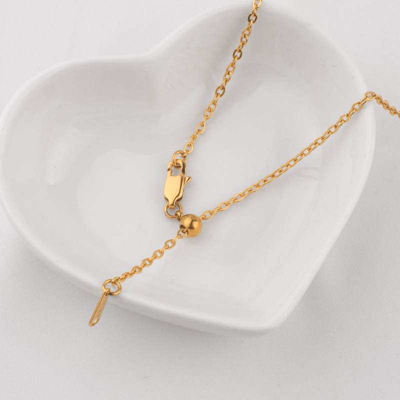 Dainty Heart Birthstone Bracelet