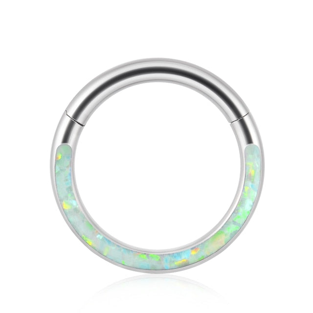 Magisch irisierende Klick-Creolen | 18g