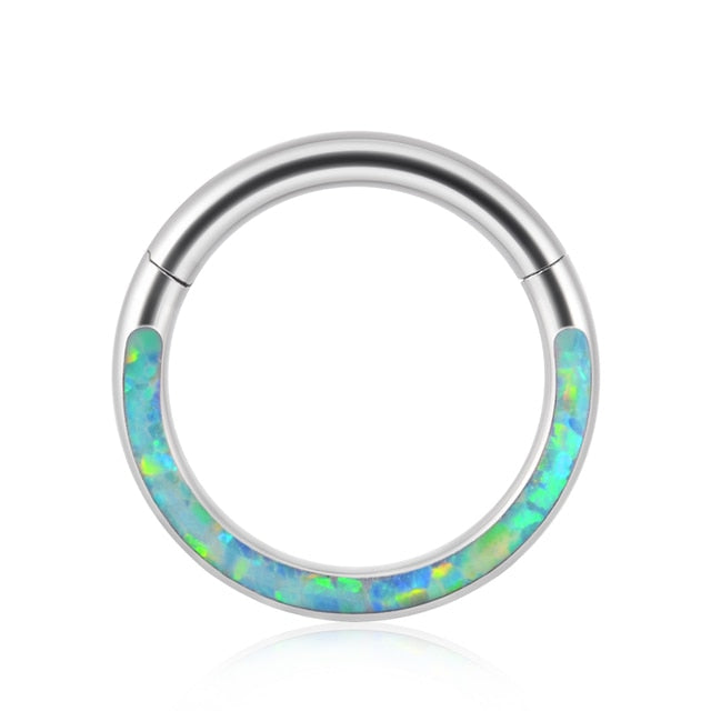Magisch irisierende Klick-Creolen | 18g