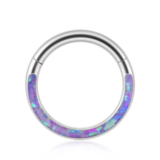 Magisch irisierende Klick-Creolen | 18g
