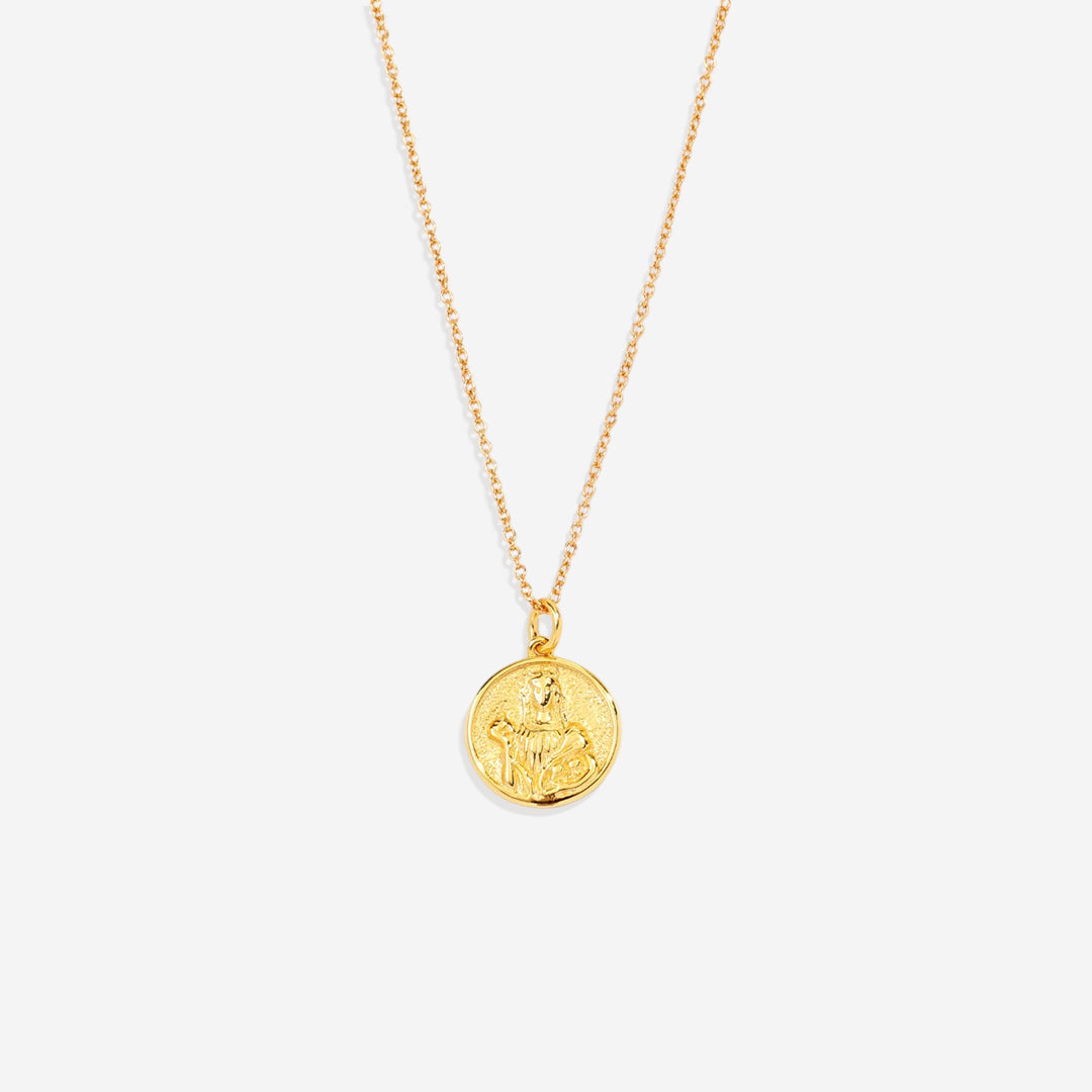 Greek Goddess Pendant Necklace