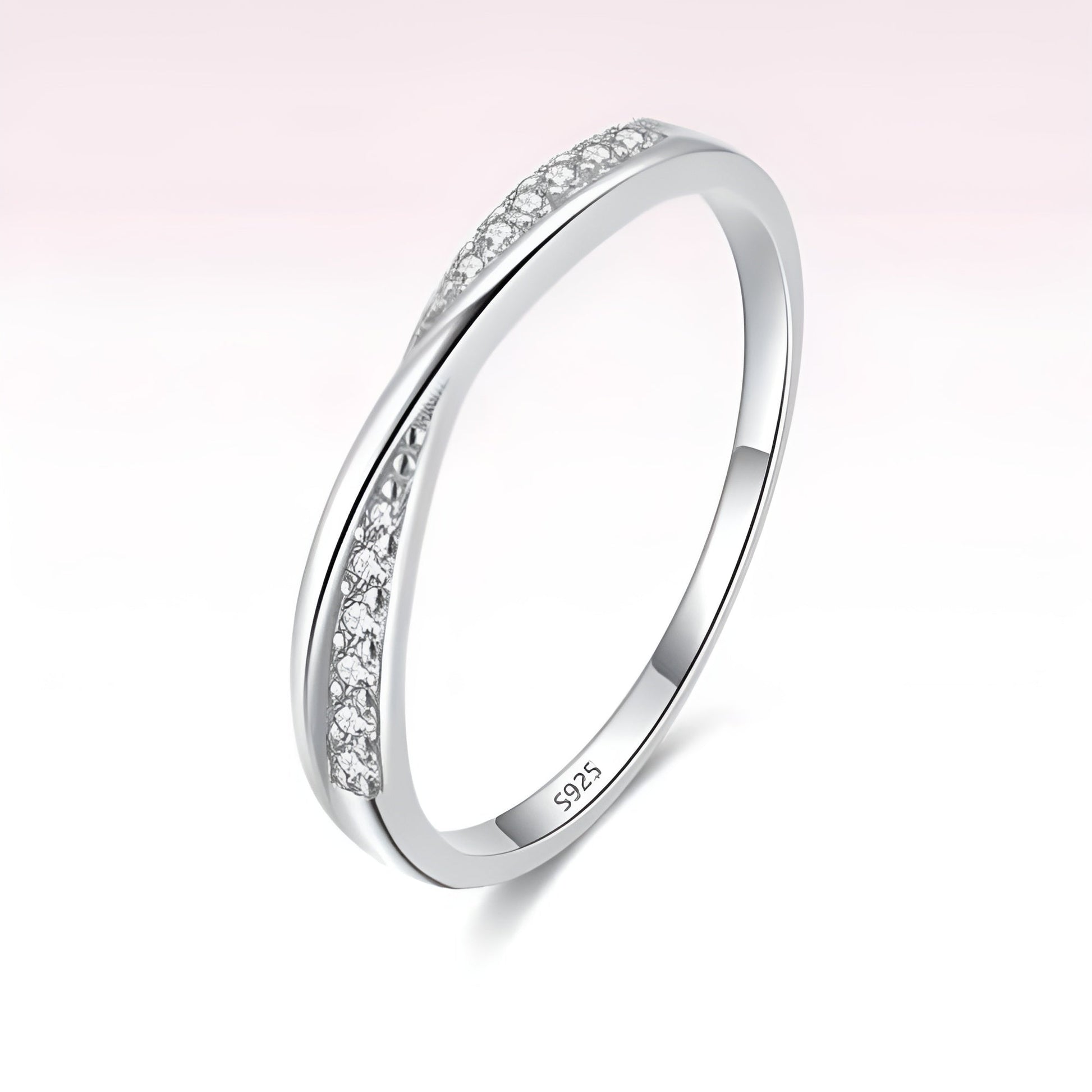 Life Silver Ring in 925 sterling silver
