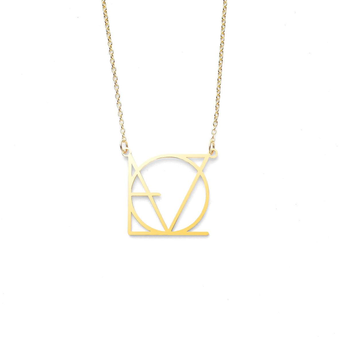 LIEBE Monogramm-Halskette minimalistisch