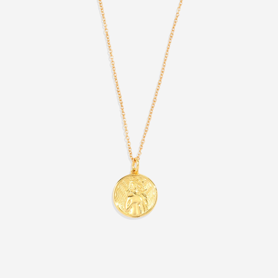 Greek Goddess Pendant Necklace