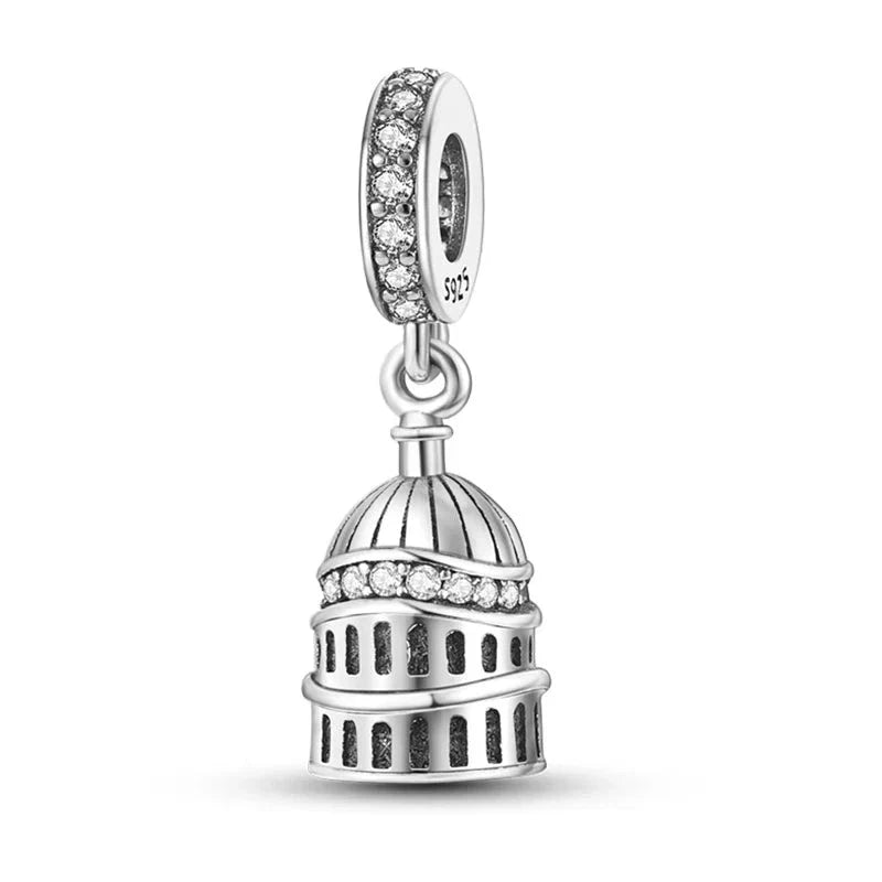 Eternal Cathedral Charm in 925 Sterling Silver — Vanny Jewels