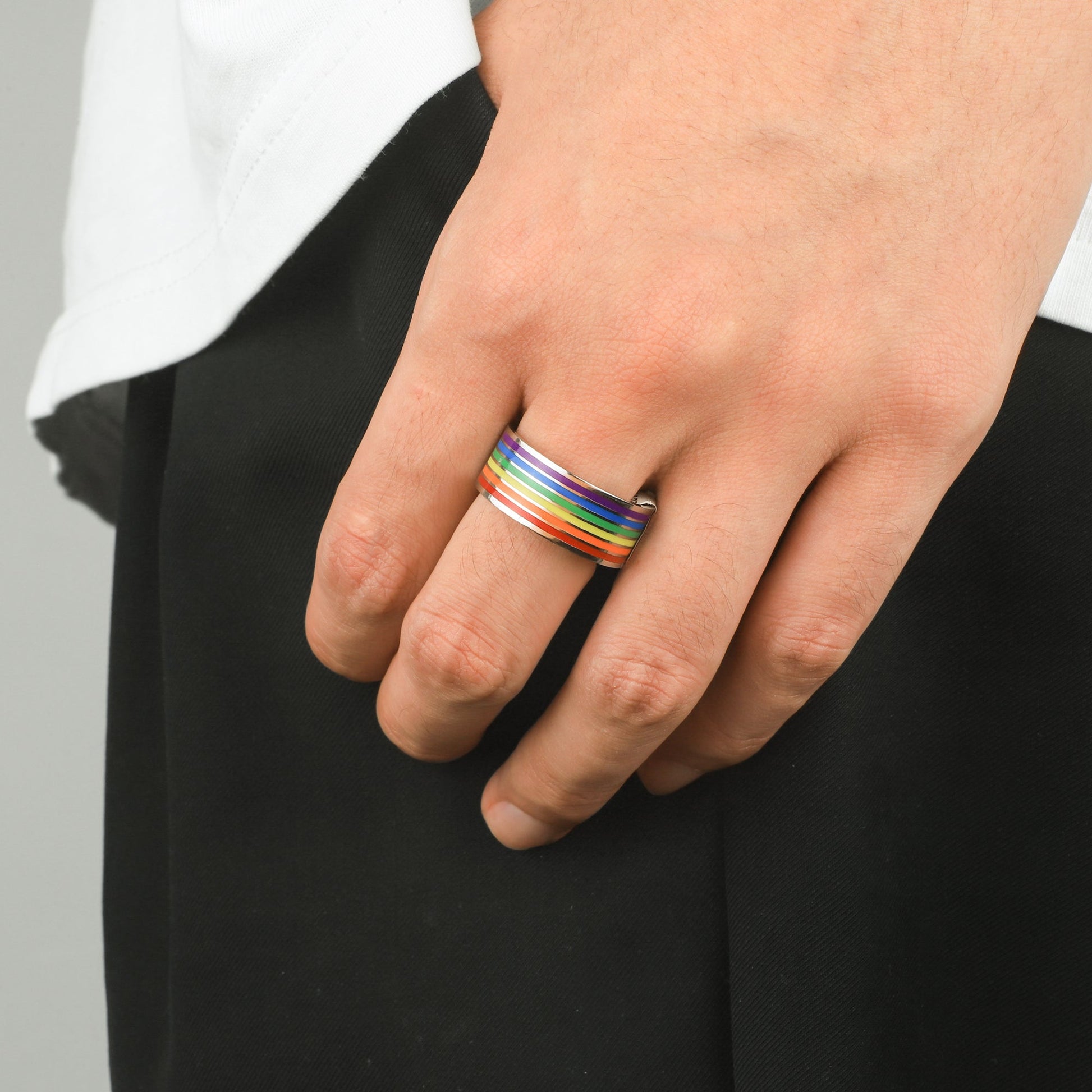 Rainbow Band Ring