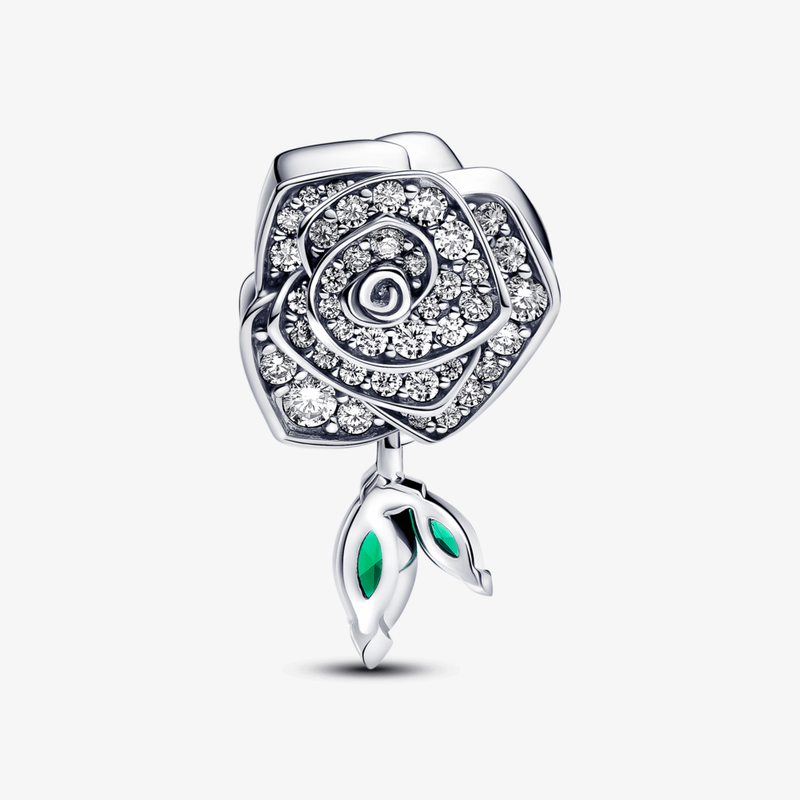 Floral Charm in 925 Sterling Silver — Vanny Jewels