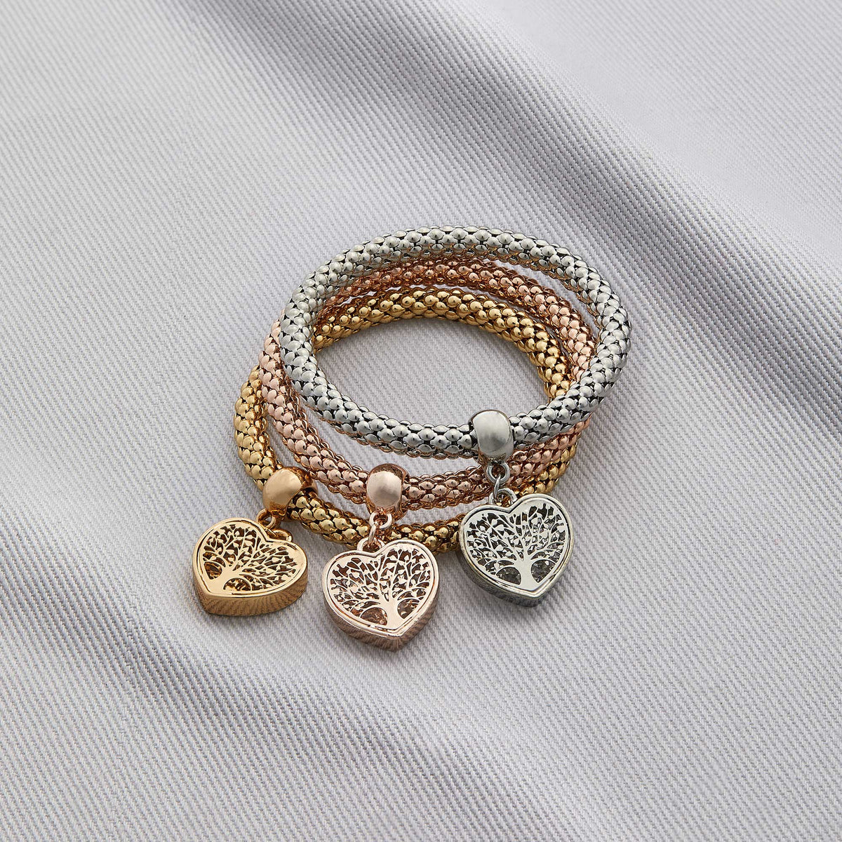 Albero della Vita - Bracciale con ciondolo a cuore in edizione limitata