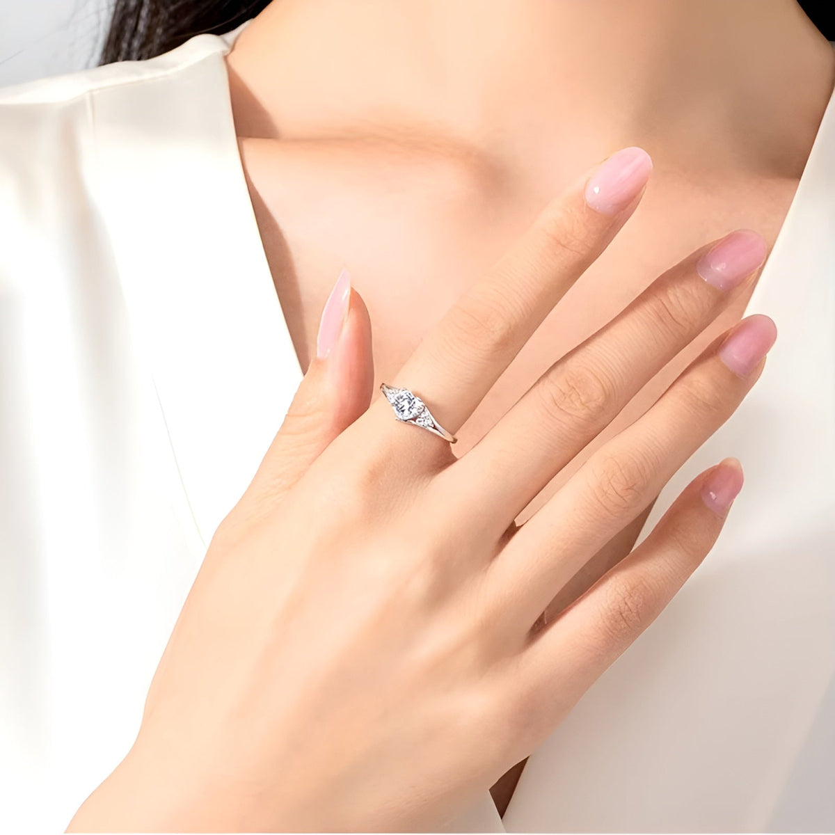 Fany Silver Ring in 925 sterling silver
