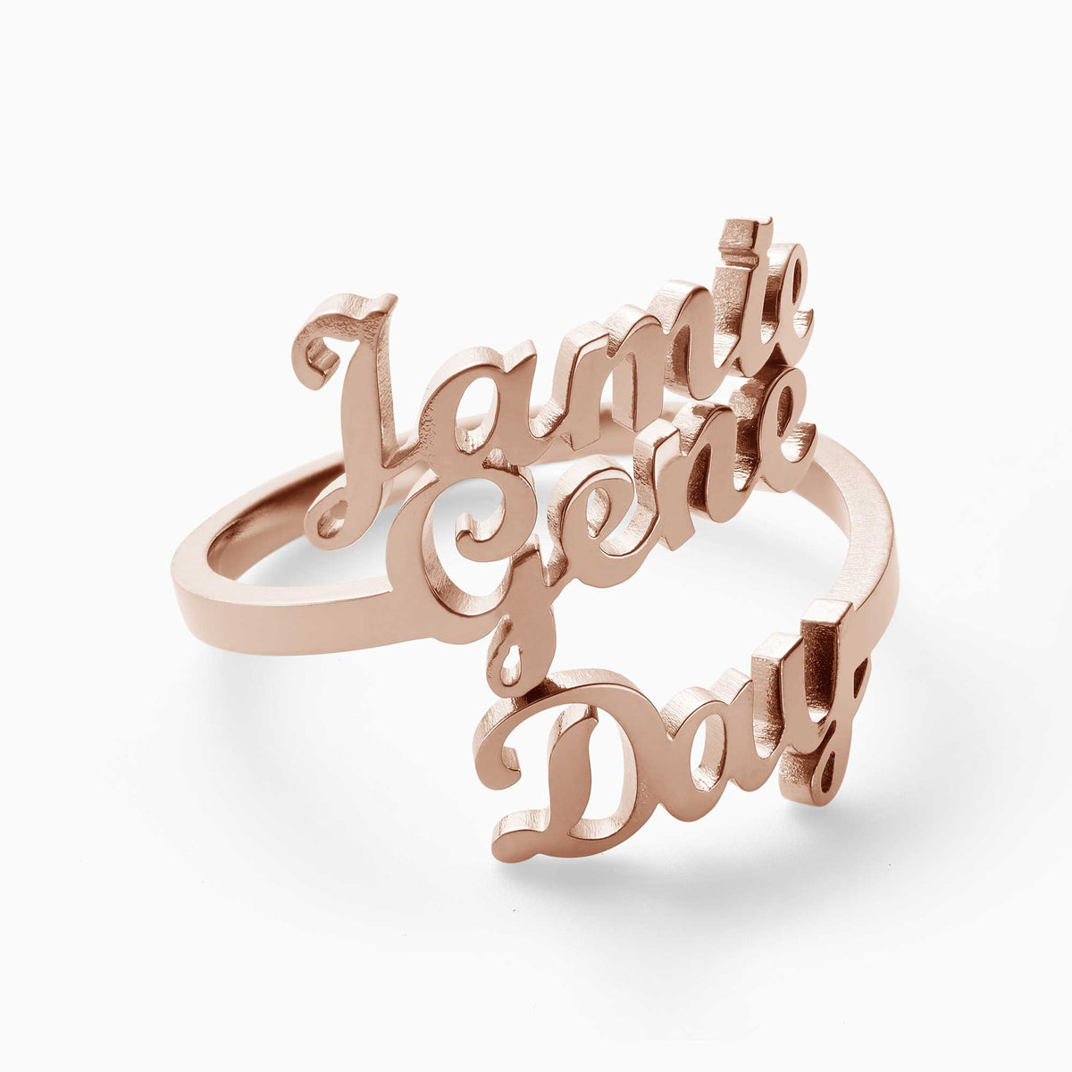 Anello con tre nomi