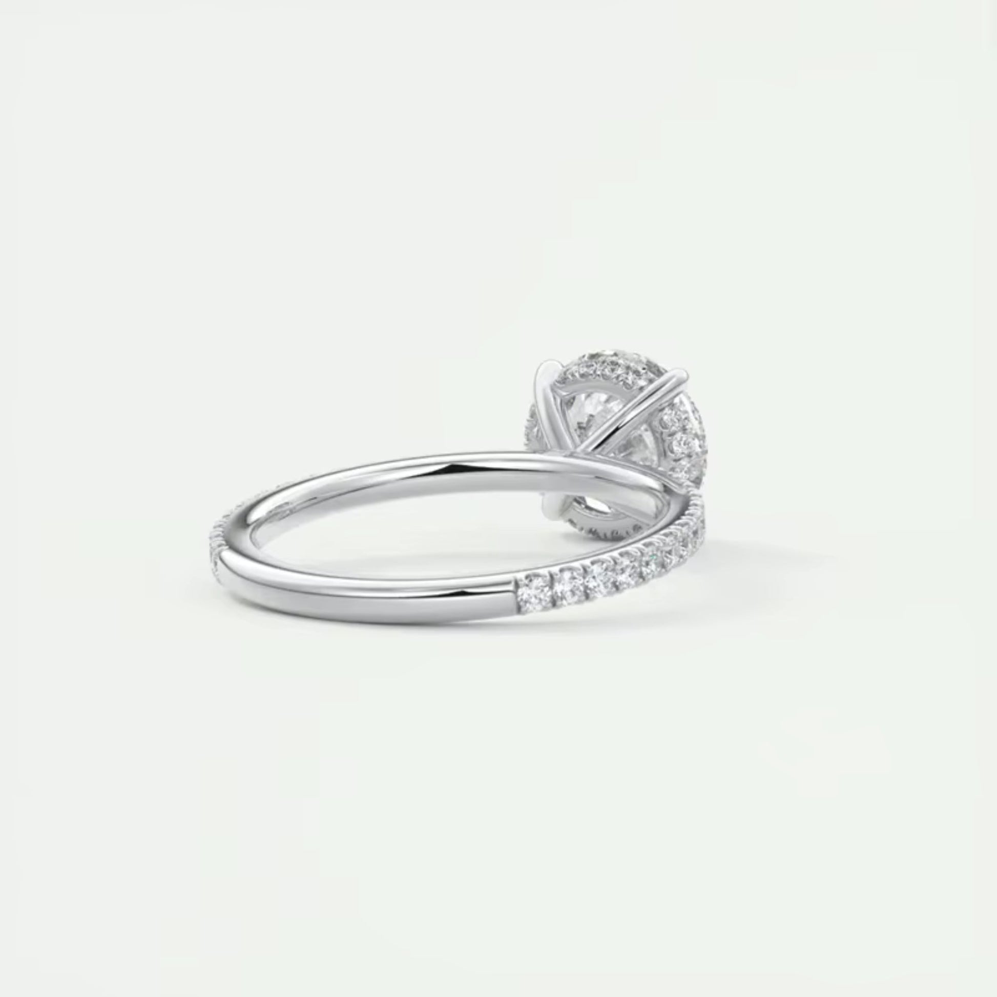 Eternity Silver Ring with Cubic Zirconia in 925 sterling silver