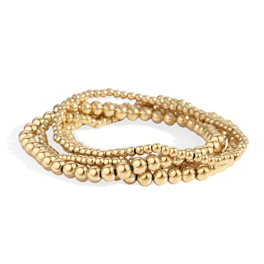 3mm & 5mm Beaded Bracelet Stacking Set — Vanny Jewels