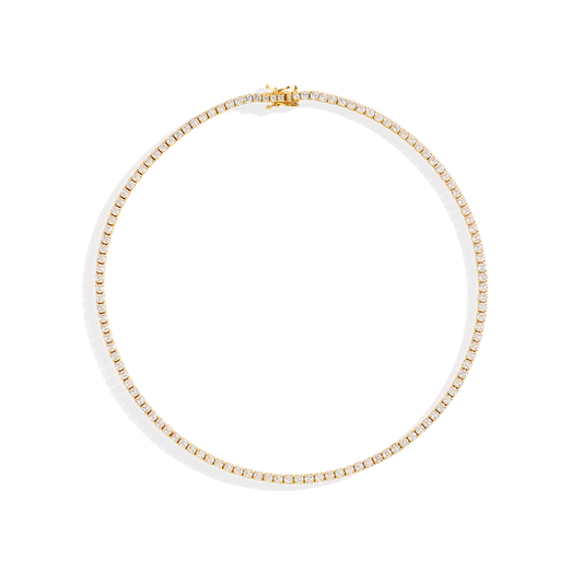 3mm Tennis Necklace — Vanny Jewels