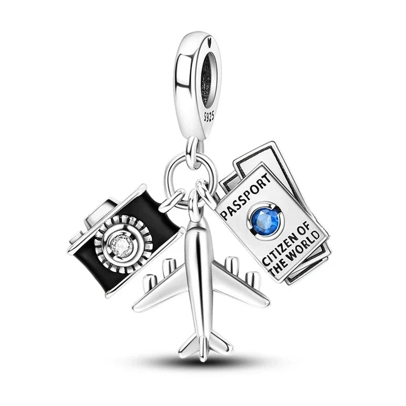 Traveler Charm in 925 Sterling Silver — Vanny Jewels